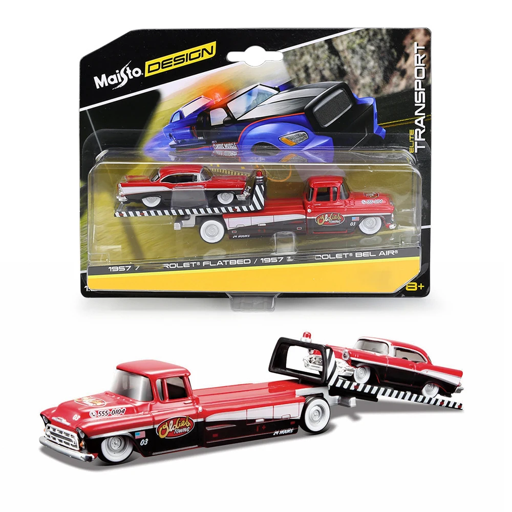 Maisto 1:64 Die-Cast Flatbed Truck and BMW M3 E30 12 Maisto 1:64 Die-Cast Flatbed Truck and BMW M3 E30 - Image 12