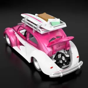 Kawa-Bug-A 1:64 Diecast Model Car Pink White 8 S49a39bfaf37f47b78d24f88509d1a0abb