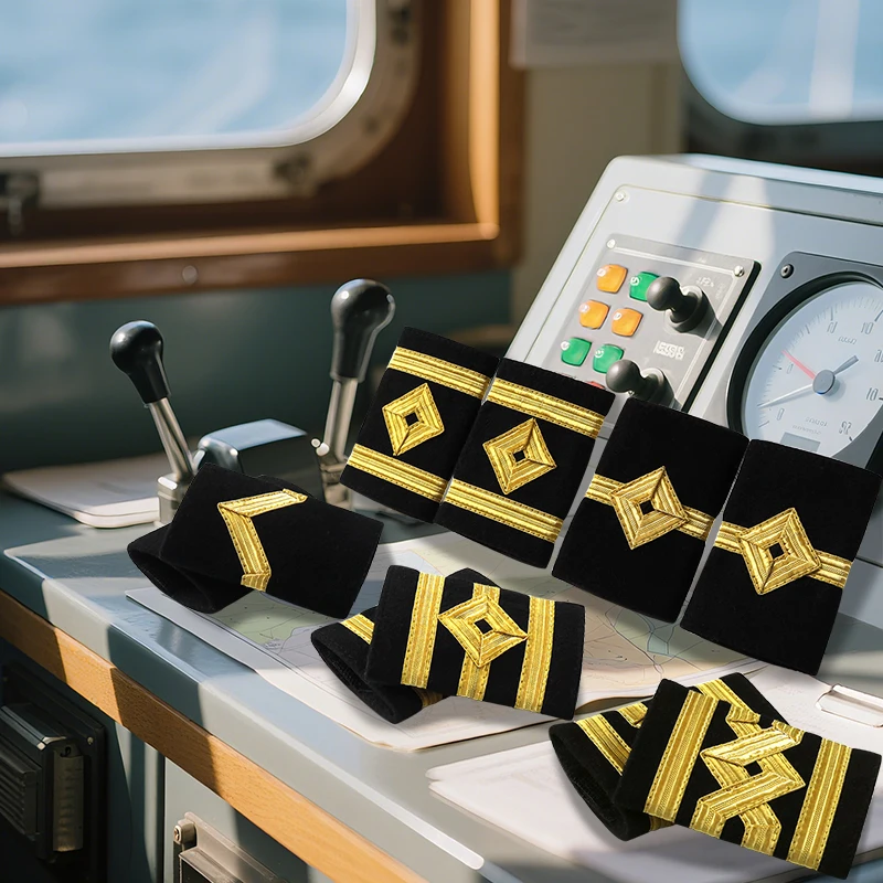 Military Navy Bullion Braid Epaulette Accessory 5 Military Navy Bullion Braid Epaulette Accessory - Image 5