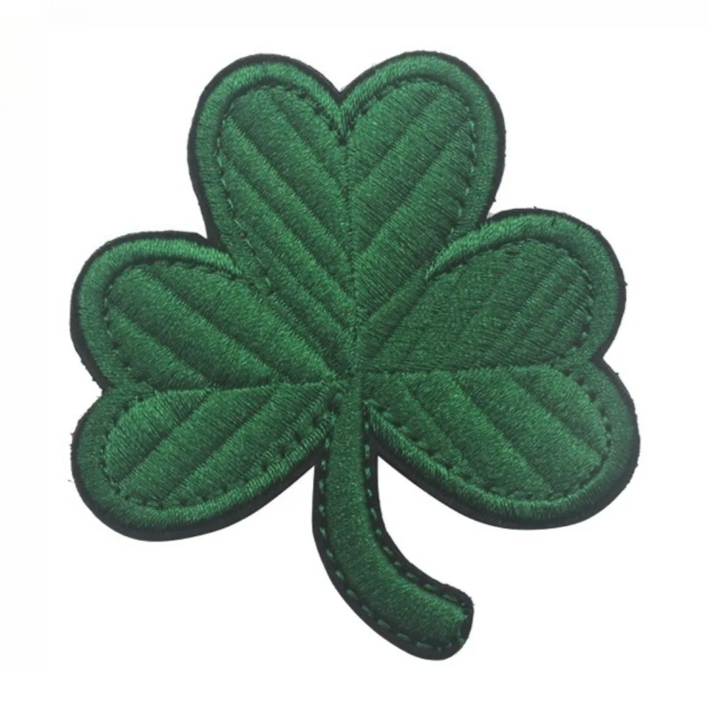 Four Leaf Trefoil Lucky Clover Tactical Patch 2 Four Leaf Trefoil Lucky Clover Tactical Patch - Image 2