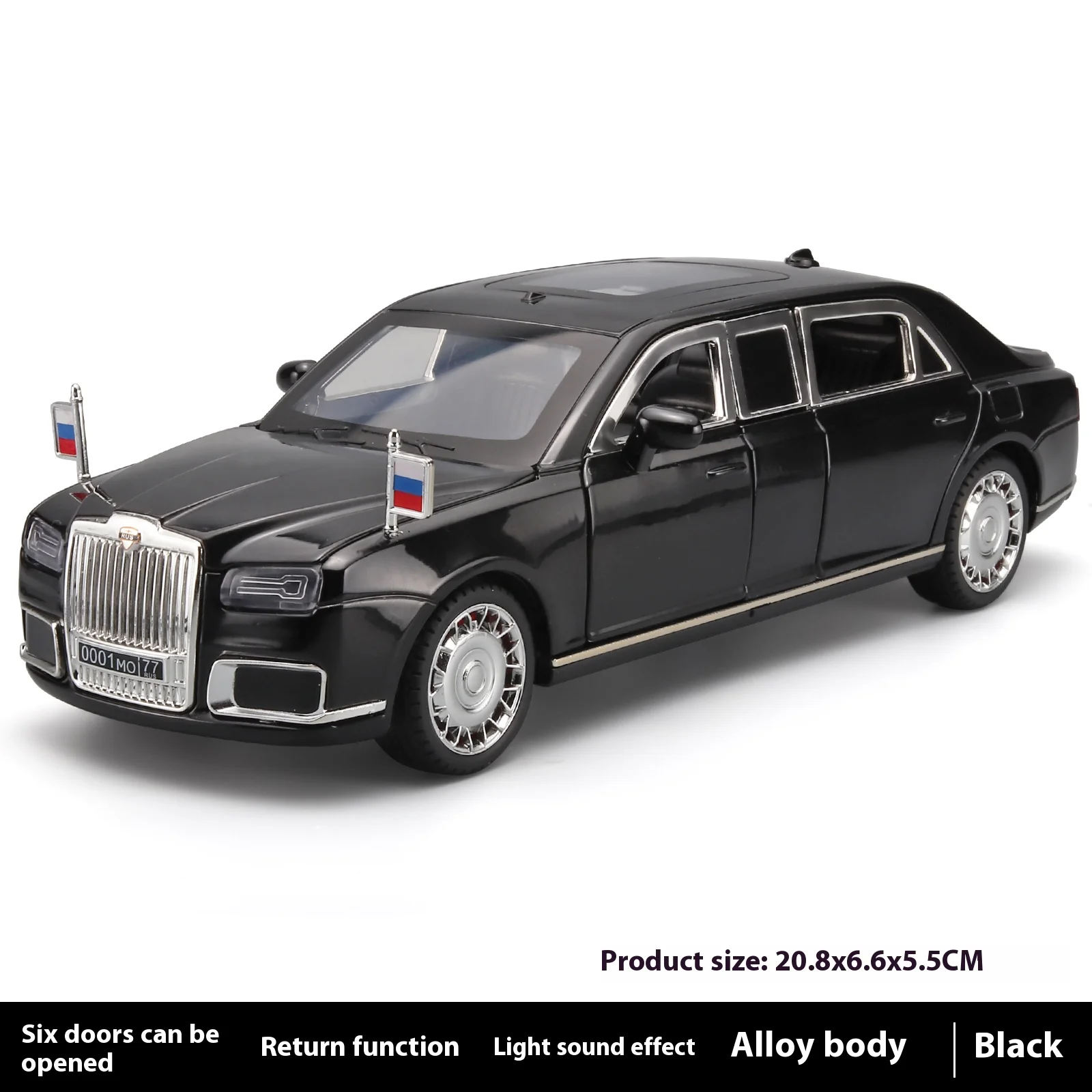 Aurus Motors Aurus Senat Limousine Model 1:24 9 Aurus Motors Aurus Senat Limousine Model 1:24 - Image 9