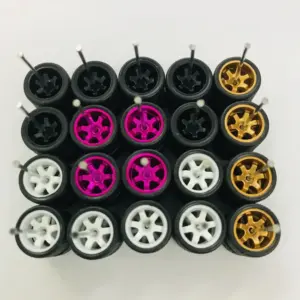 1/64 Scale Alloy Car Model Wheel Set 18 S4c7c11a2d7b84454b09de08f3683edf4u