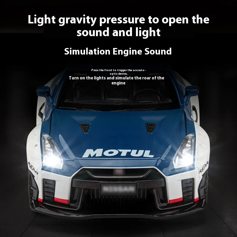 GTR Alloy Model Car Decorative Collector Piece 4 GTR Alloy Model Car Decorative Collector Piece - Image 4
