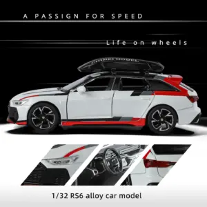 Audi RS6 Quattro 1:32 Scale Diecast Model 12 S4f2f2b08b2414ea2bb508e050b8ac0aad