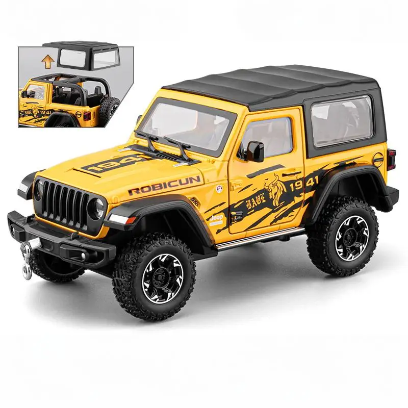 1:24 Scale Jeep Wrangler Rubicon Diecast Model 8 1:24 Scale Jeep Wrangler Rubicon Diecast Model - Image 8