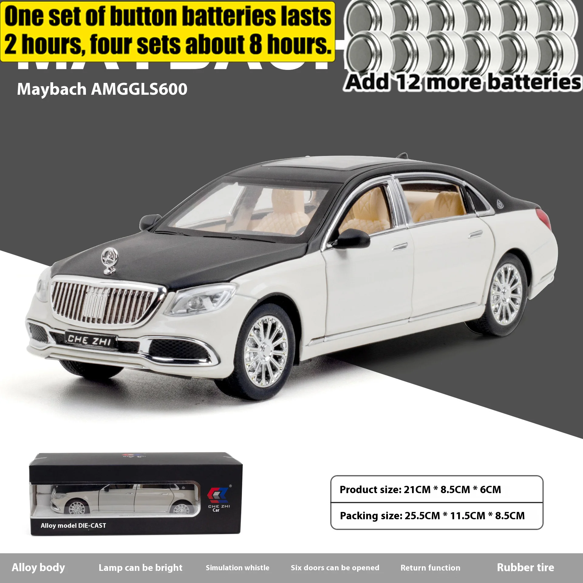 1:24 Scale Mercedes-Benz Maybach GLS600 Model 13 1:24 Scale Mercedes-Benz Maybach GLS600 Model - Image 13