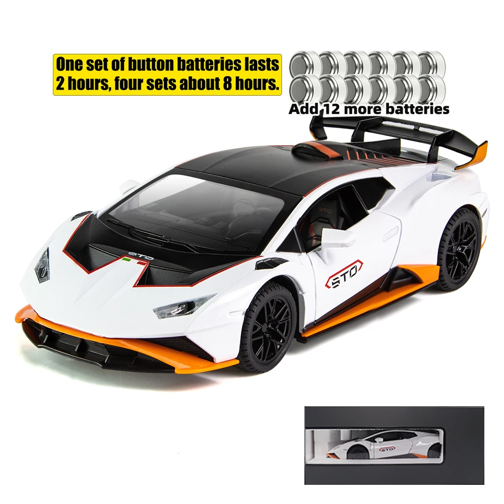 1:24 Scale Lamborghini Huracan STO Diecast Model 8 1:24 Scale Lamborghini Huracan STO Diecast Model - Image 8