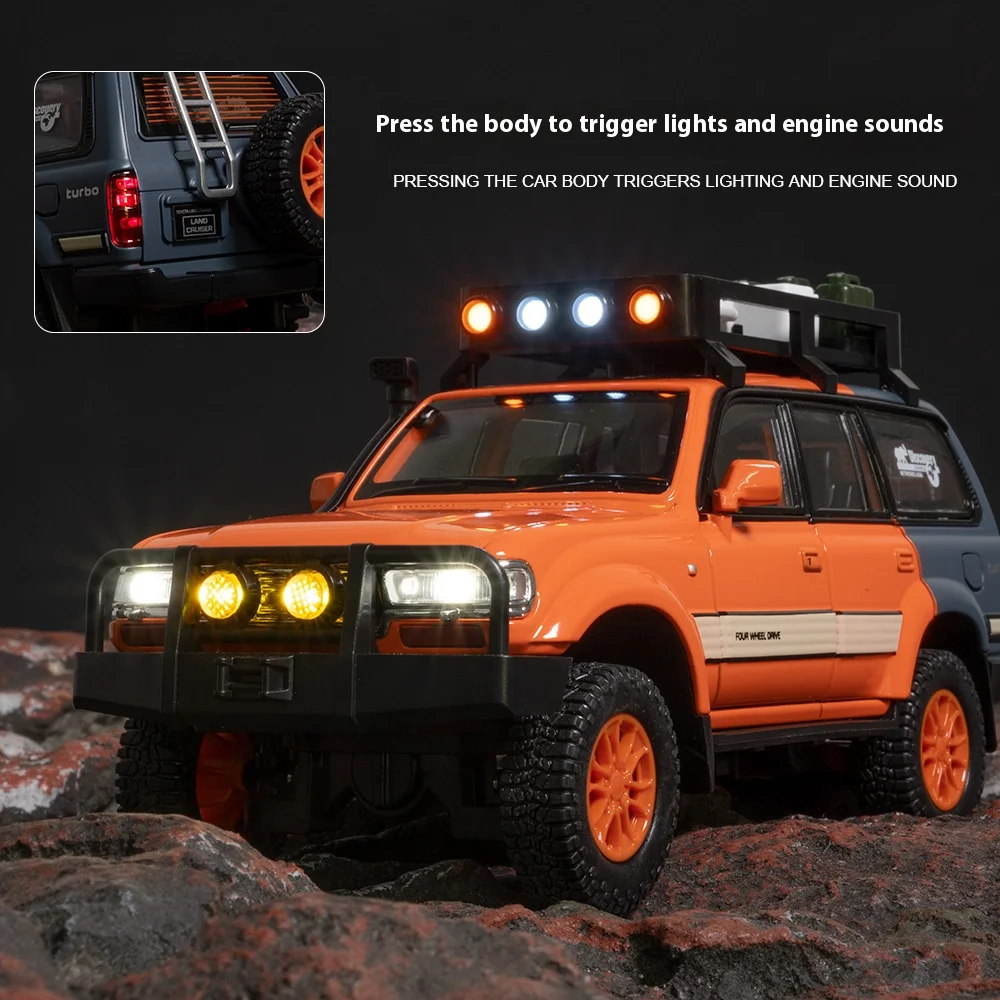 Alloy Off-Road Model Car - 1/24 Scale Collectible 3 Alloy Off-Road Model Car - 1/24 Scale Collectible - Image 3