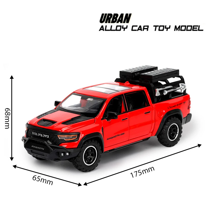 Dodge Mammoth 1000 TRX 1:32 Scale Diecast Model 9 Dodge Mammoth 1000 TRX 1:32 Scale Diecast Model - Image 9