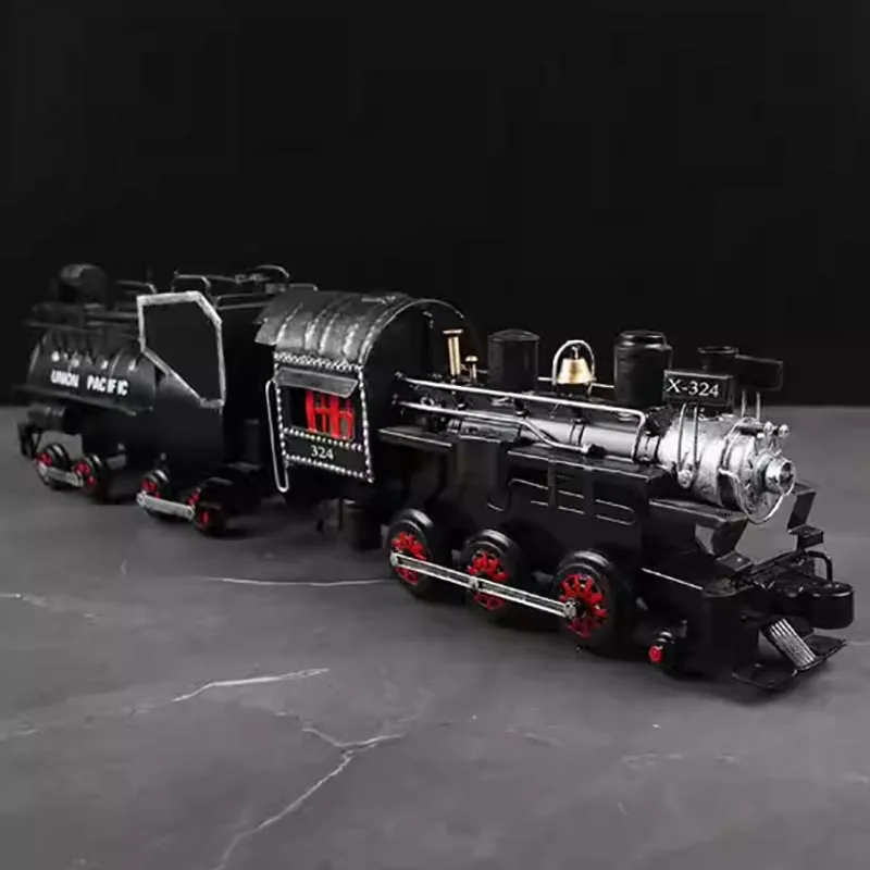 Vintage Steam Train Model Decoration 67x10x15 cm 3 Vintage Steam Train Model Decoration 67x10x15 cm - Image 3