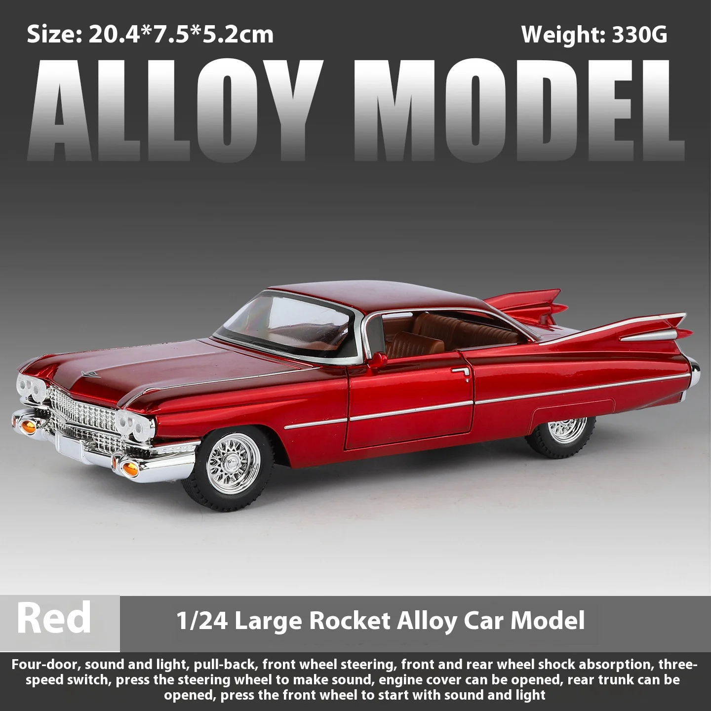 1959 Cadillac Eldorado 1/24 Scale Model Car 8 1959 Cadillac Eldorado 1/24 Scale Model Car - Image 8