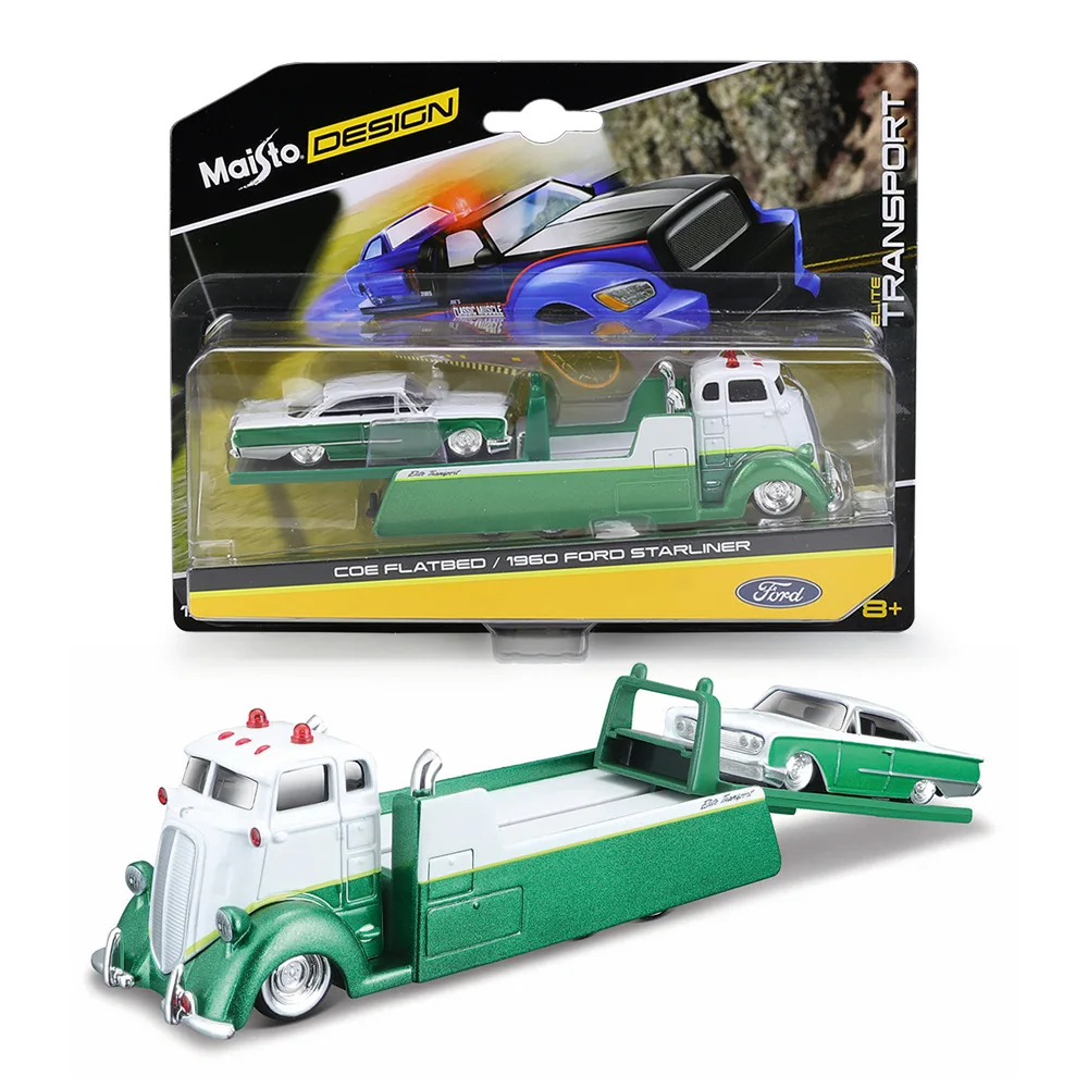 Maisto 1:64 Die-Cast Flatbed Truck and BMW M3 E30 15 Maisto 1:64 Die-Cast Flatbed Truck and BMW M3 E30 - Image 15