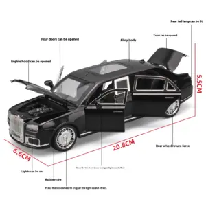 Aurus Motors Aurus Senat Limousine Model 1:24 11 S5632e6424dca47479b86b1dc8af3debeU