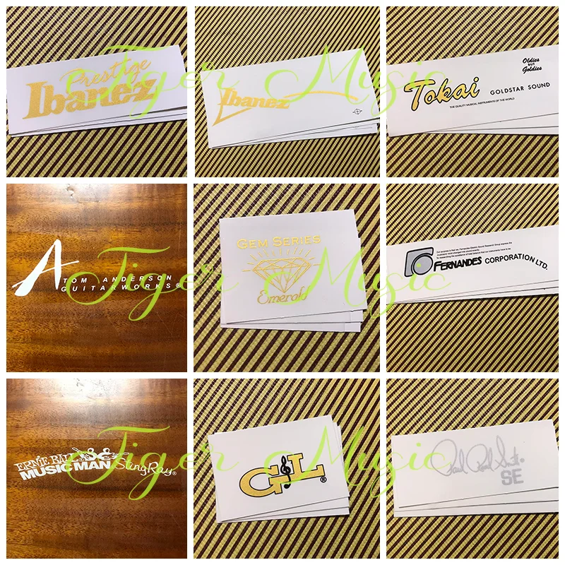 Ibanez Electric Guitar Decal Set of 3 2 Ibanez Electric Guitar Decal Set of 3 - Image 2