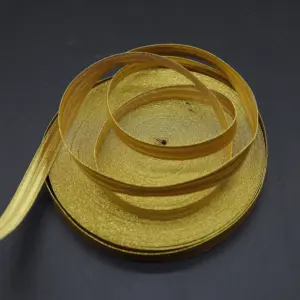 Golden Mylar Braid Ribbon in Multiple Widths 10 S5825a4df94644657baa63ddf57878f5e4