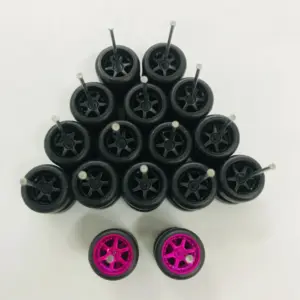 11mm Wheel Set for 1/64 Scale Models 21 S582c8d0f410a420bbe06f6149c6e716cv