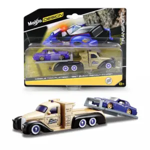 Maisto 1:64 Die-Cast Flatbed Truck and BMW M3 E30 46 S58b2e7440e7c4b3db3b922f7b2520a8cj