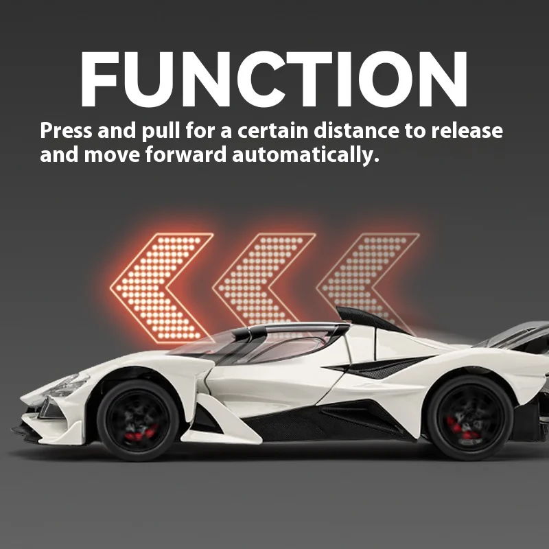 EVO Alloy Model Car in Vibrant Orange 6 EVO Alloy Model Car in Vibrant Orange - Image 6