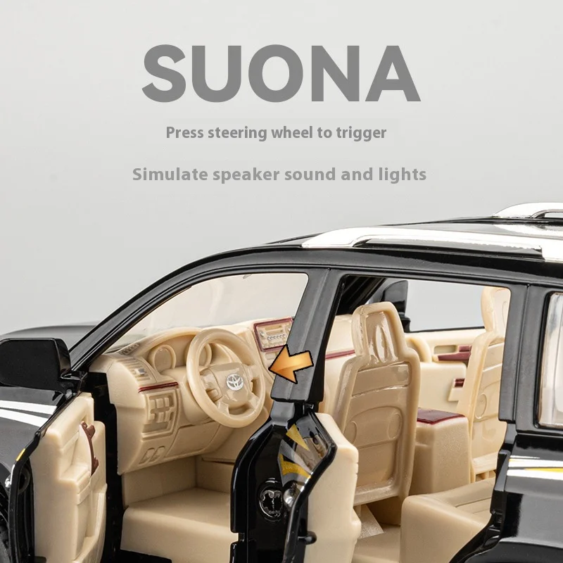 Diecast Toyota Land Cruiser 1:24 Scale Model 3 Diecast Toyota Land Cruiser 1:24 Scale Model - Image 3