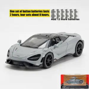1:32 Scale Diecast Supercar Model with Lights 25 S5aec7c28d8c14c2fb81e7c774d6cd025R