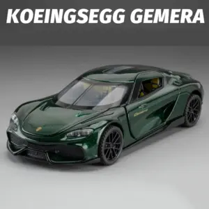 1:32 Scale Metallic Silver Die-Cast Supercar Model 22 S5afaf7d632184558ae9cefda1cbfb88da