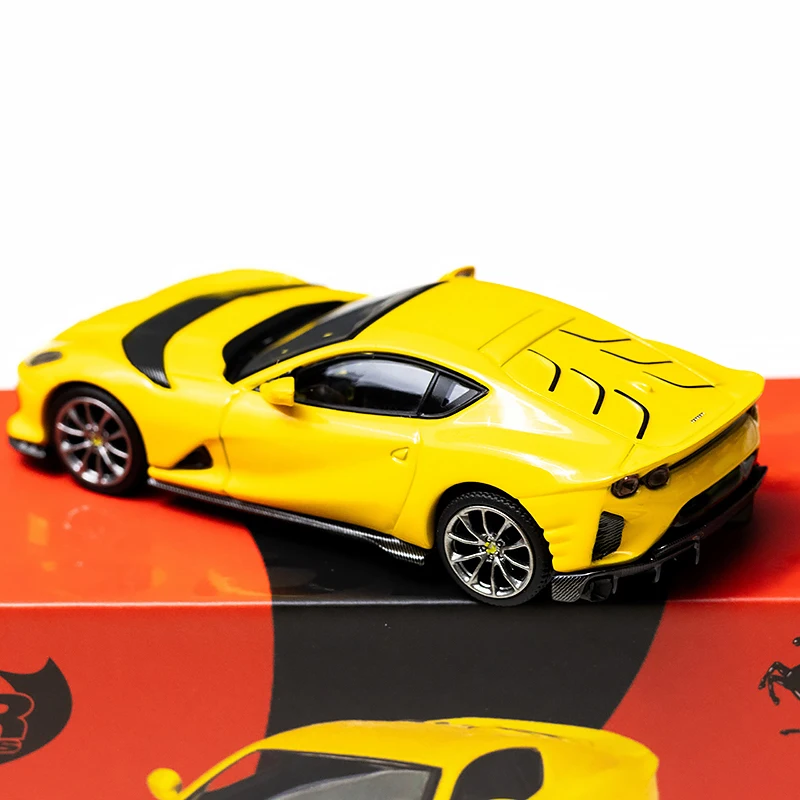 BBR 1:64 Yellow Diecast Model Car 3 BBR 1:64 Yellow Diecast Model Car - Image 3