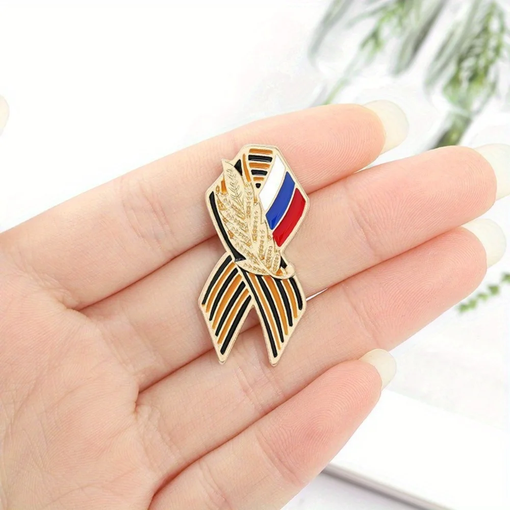 Set of 2 St. George Ribbon Enamel Badges 5 Set of 2 St. George Ribbon Enamel Badges - Image 5