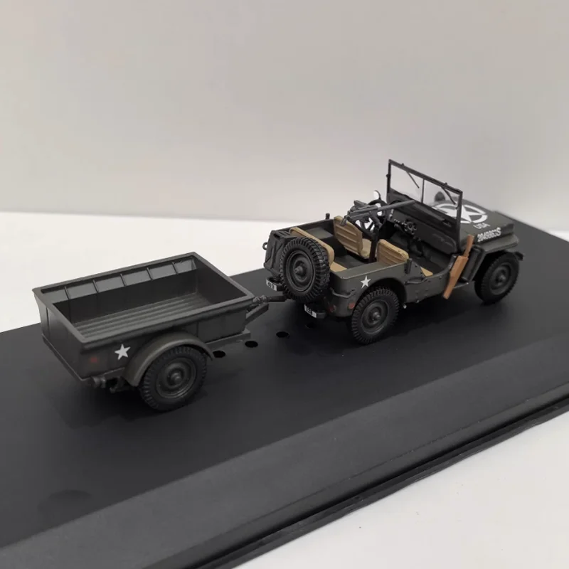 IXO 1/43 1/4-Ton Utility Truck Model with Trailer 5 IXO 1/43 1/4-Ton Utility Truck Model with Trailer - Image 5