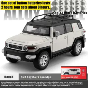 1:24 Scale Toyota FJ Cruiser Diecast Model 28 S5cbba2a47c224e37aa5778cd9f73f182f