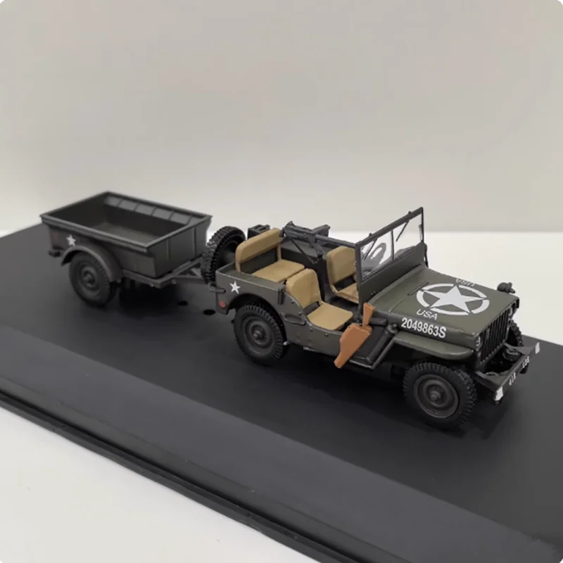 IXO 1/43 1/4-Ton Utility Truck Model with Trailer 2 IXO 1/43 1/4-Ton Utility Truck Model with Trailer - Image 2