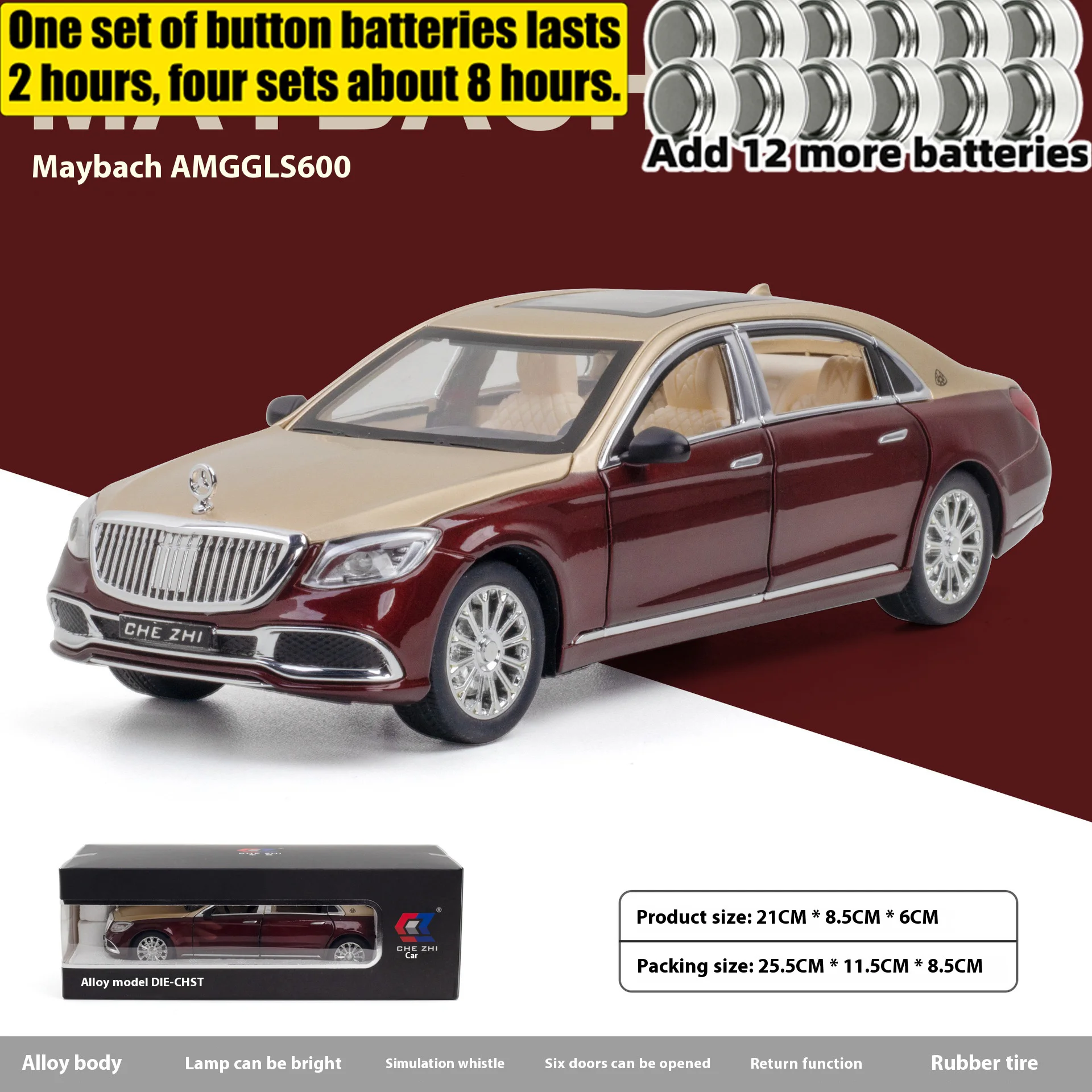 1:24 Scale Mercedes-Benz Maybach GLS600 Model 8 1:24 Scale Mercedes-Benz Maybach GLS600 Model - Image 8