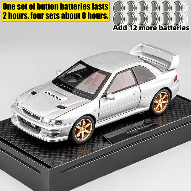 Blue Subaru Impreza WRX STI Diecast Model 1/32 7 Blue Subaru Impreza WRX STI Diecast Model 1/32 - Image 7