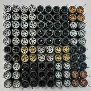 50 Miniature 11mm Wheels for 1/64 Scale Cars 3 S5faedad854ae42baa1b596ad35344d5ak