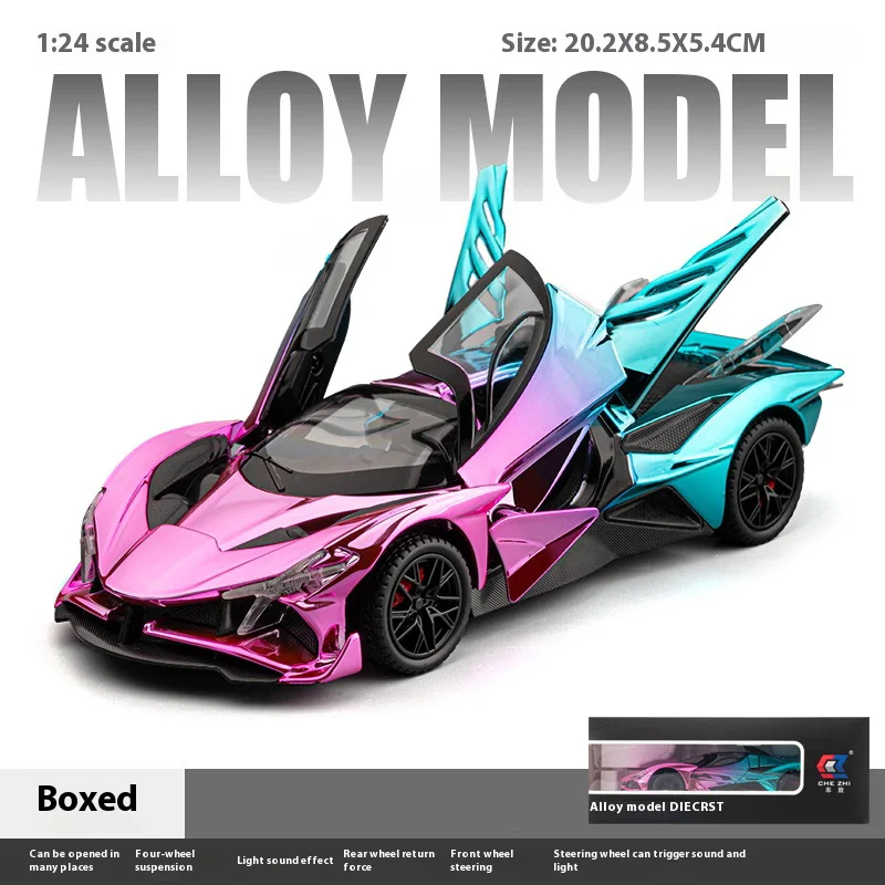 EVO Alloy Car Model 1:24 Scale Collectible 7 EVO Alloy Car Model 1:24 Scale Collectible - Image 7
