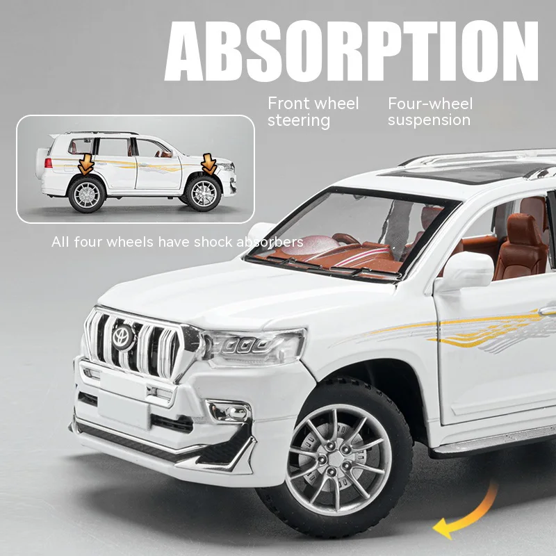 1:24 Scale Prado SUV Model with Realistic Details 5 1:24 Scale Prado SUV Model with Realistic Details - Image 5