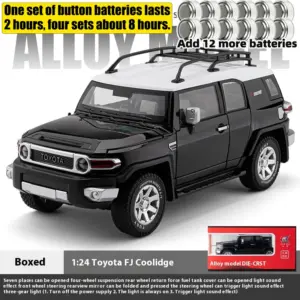 1:24 Scale Toyota FJ Cruiser Diecast Model 29 S61a3e73013a04cd89eb7bdcba8163474g
