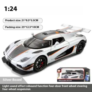 Alloy Supercar Model 1:24 Scale Decorative Piece 18 S61c61478432649e89a6cda6ad3660890z