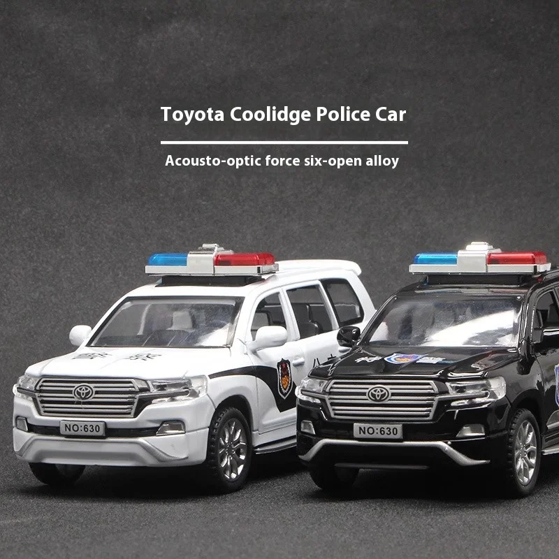 1:32 Scale Toyota Cruiser Police Diecast Model 3 1:32 Scale Toyota Cruiser Police Diecast Model - Image 3