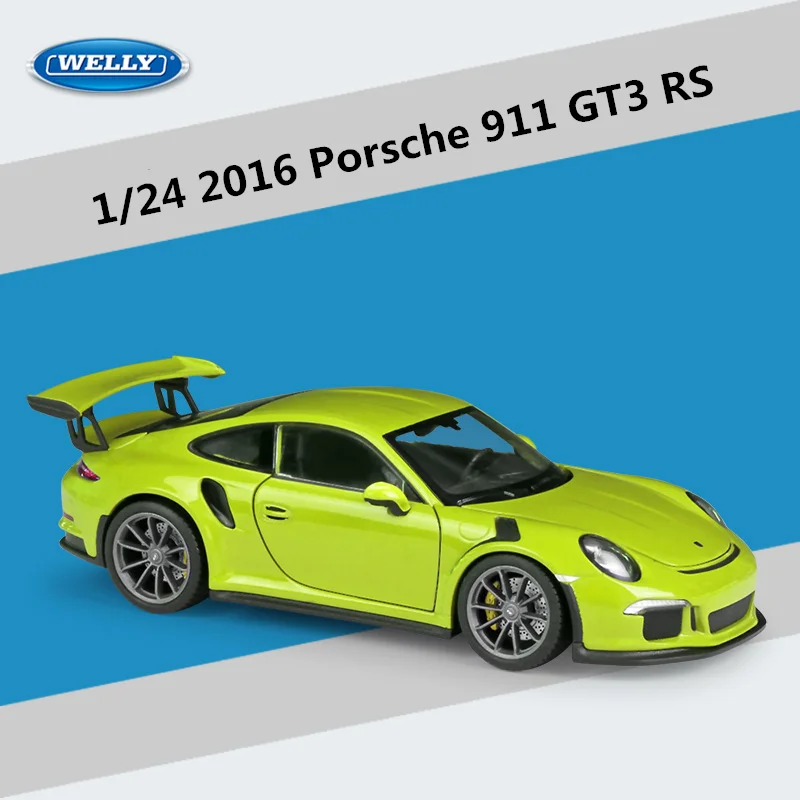 WELLY 1:24 Porsche 911 GT3 RS Diecast Model 7 WELLY 1:24 Porsche 911 GT3 RS Diecast Model - Image 7