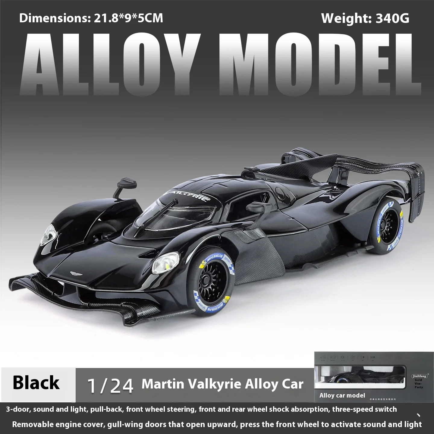 Martin Valkyrie 1/24 Scale Model Car 8 Martin Valkyrie 1/24 Scale Model Car - Image 8