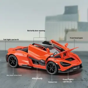 1:32 Scale Diecast Supercar Model with Lights 17 S660caf292c174a1caef5da3e1240e20cx