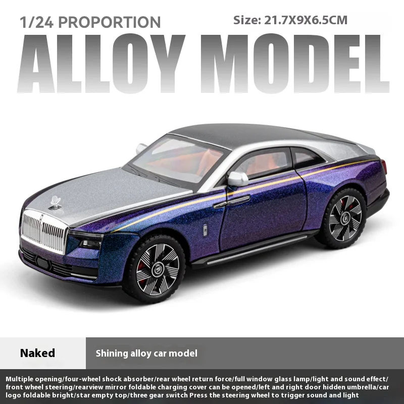 1:24 Scale Rolls Royce Spectre Diecast Model 9 1:24 Scale Rolls Royce Spectre Diecast Model - Image 9