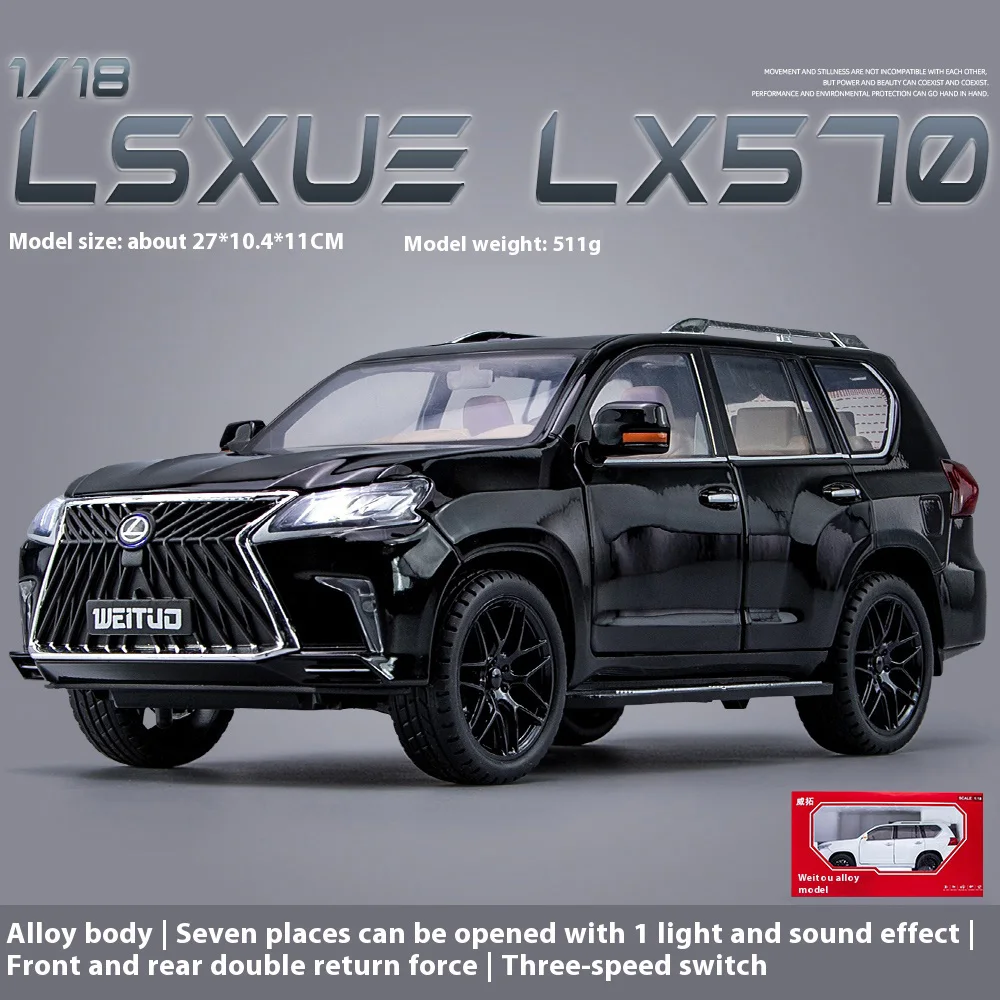 Lexus LX570 1:18 Diecast Model SUV Collector's Item 7 Lexus LX570 1:18 Diecast Model SUV Collector's Item - Image 7