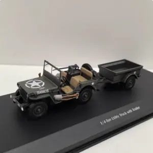 IXO 1/43 1/4-Ton Utility Truck Model with Trailer 9 S6a199d5337a644199babaf4de8c3a0e1F