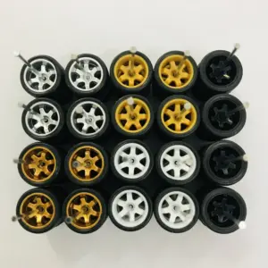 1/64 Scale Alloy Car Model Wheel Set 23 S6b49fb53daf341119ae36c6ace388ec4P