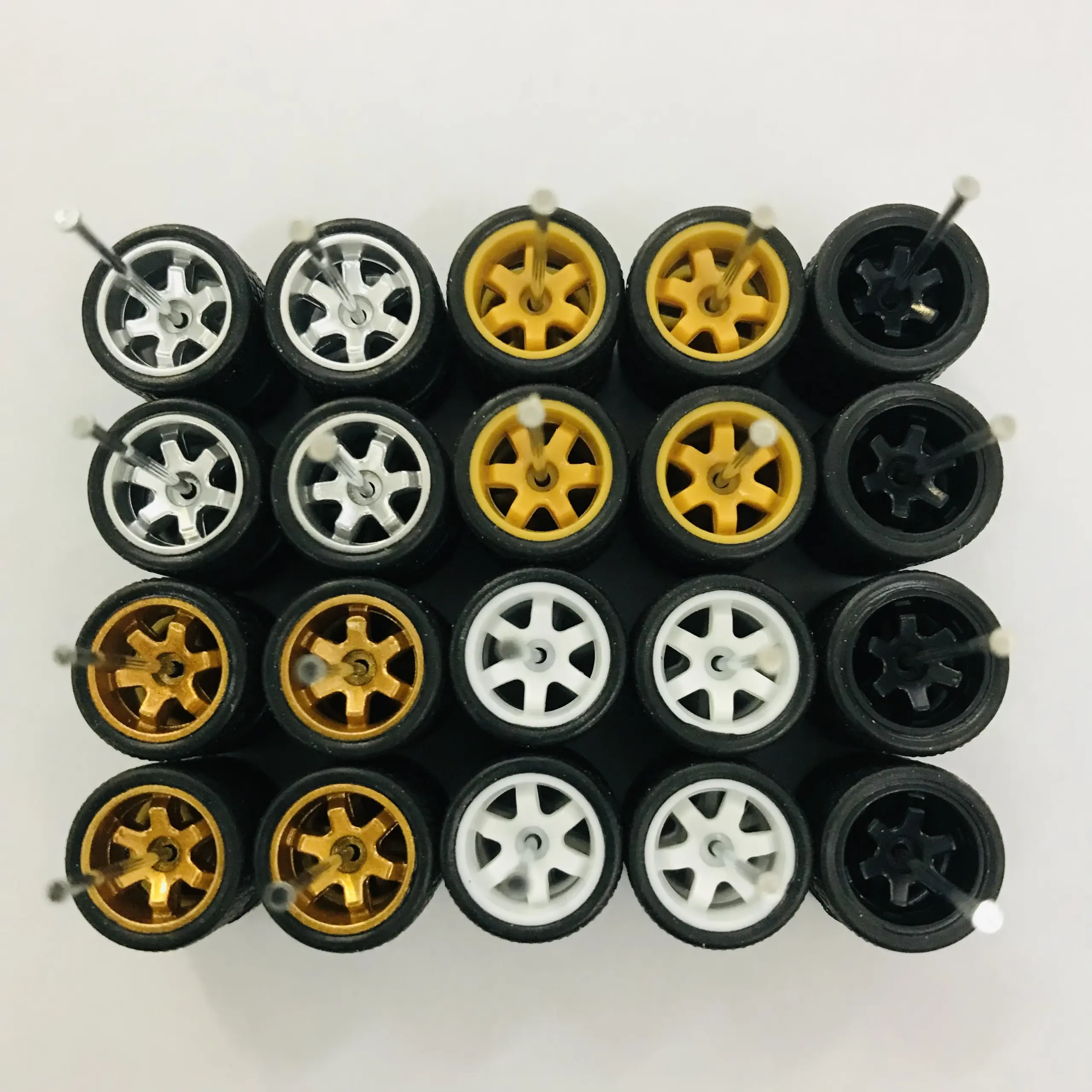 1/64 Scale Alloy Car Model Wheel Set 7 1/64 Scale Alloy Car Model Wheel Set - Image 7