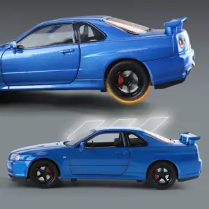 Nissan GTR R34 Skyline 1:24 Diecast Model 23 S6c0d1e7558b3454f8046831c6b25b65cD