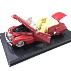 1940s Vintage Red Diecast Convertible Model Car 11 S6c88d4e2397b40f0bf35fad3db5e0b34Z