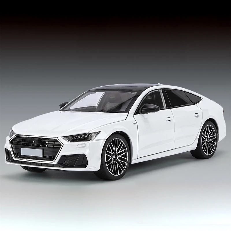 1/24 Scale Metallic Blue Alloy Model Car 14 1/24 Scale Metallic Blue Alloy Model Car - Image 14