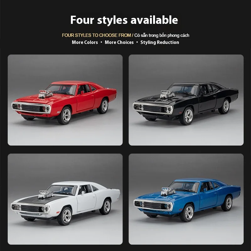 Warhorse Alloy Muscle Car Model with Functional Doors 4 Warhorse Alloy Muscle Car Model with Functional Doors - Image 4